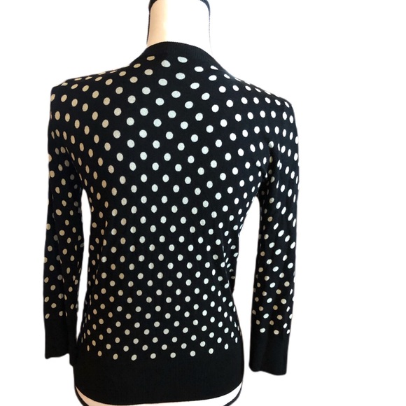 Cable & Gauge Cardigan Fine gauge Polka Dot  SM - Picture 3 of 5